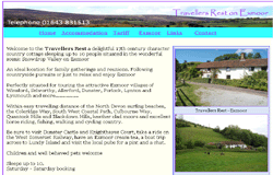 www.travellersrest-exmoor.co.uk holiday accommodation on Exmoor